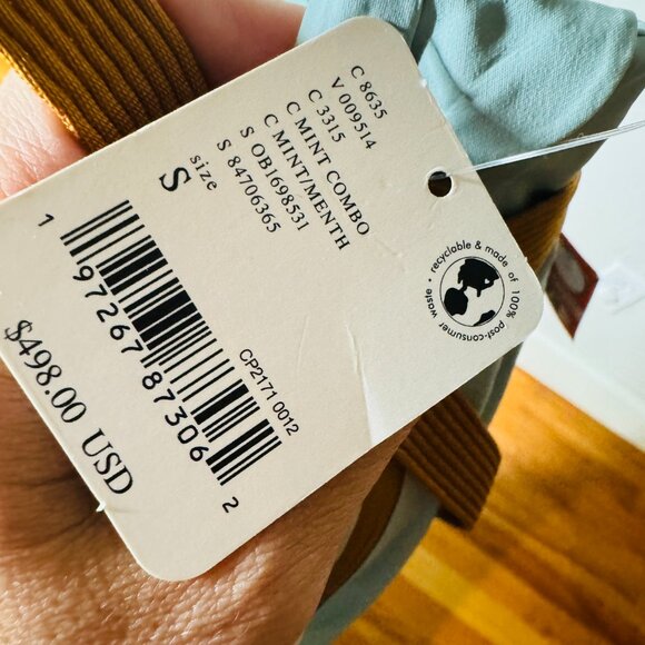 FREE People Zephyr Mint Combo Ski Shell Pants Size S/M NEW WITH TAG - Picture 12 of 14